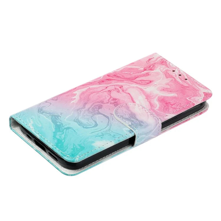 For Google Pixel 8a Case Leather Pattern Design Flip Wallet Phone Cover