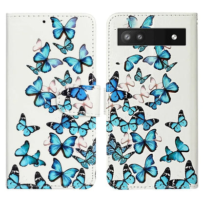 For Google Pixel 8a Case Leather Pattern Design Flip Wallet Phone Cover