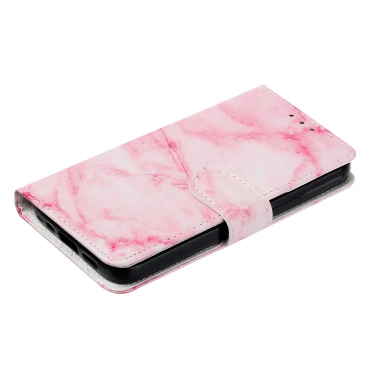 For Google Pixel 8a Case Leather Pattern Design Flip Wallet Phone Cover