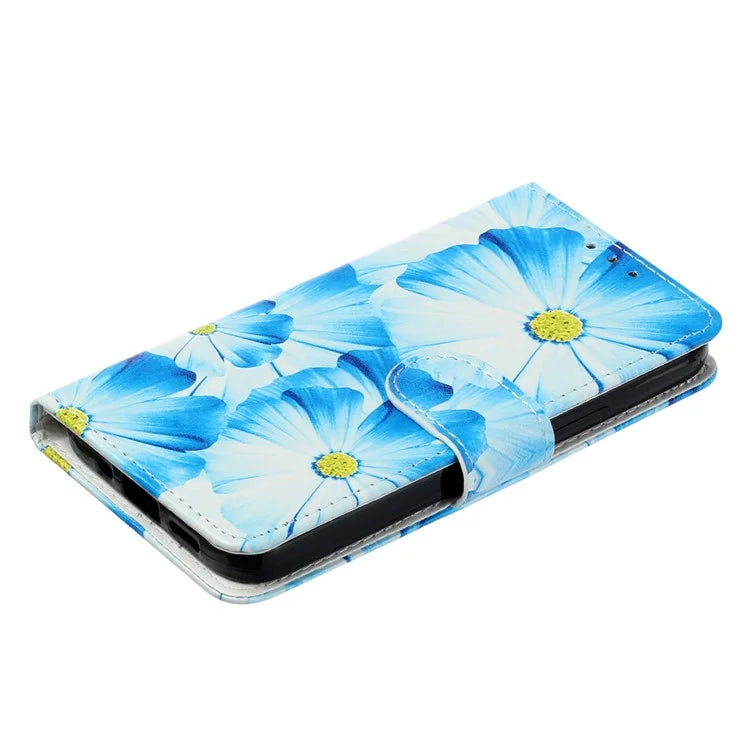 For Google Pixel 8a Case Leather Pattern Design Flip Wallet Phone Cover