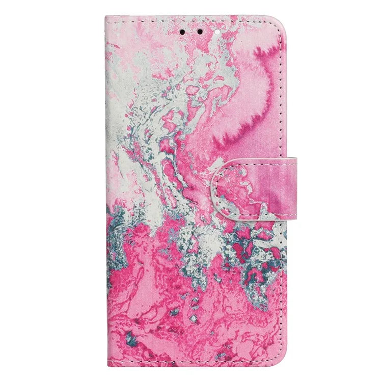 For Google Pixel 8a Case Leather Pattern Design Flip Wallet Phone Cover