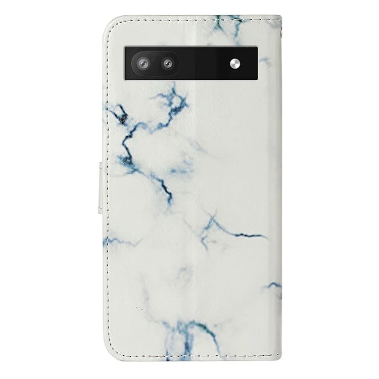For Google Pixel 8a Case Leather Pattern Design Flip Wallet Phone Cover