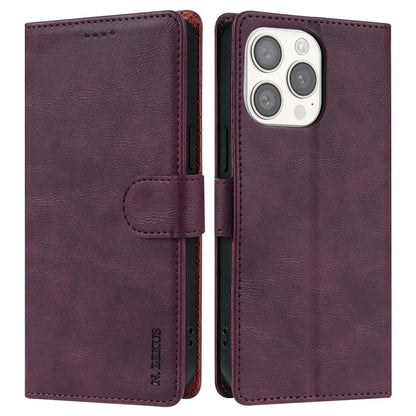 N.BEKUS CSJ-001 For iPhone 16 Pro Wallet Case PU Leather Cover with Stand