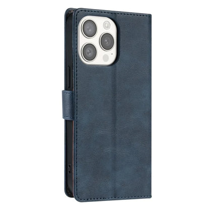 N.BEKUS CSJ-001 For iPhone 16 Pro Wallet Case PU Leather Cover with Stand