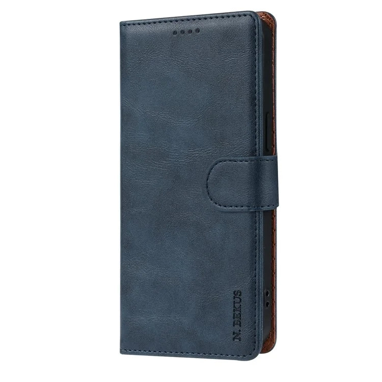 N.BEKUS CSJ-001 For iPhone 16 Pro Wallet Case PU Leather Cover with Stand