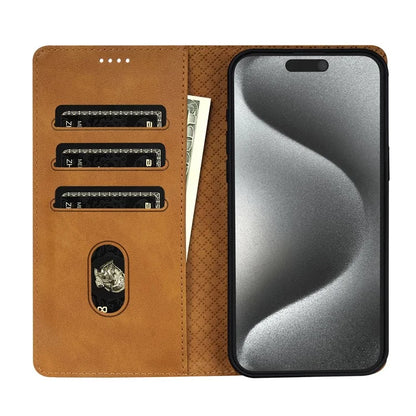 N.BEKUS CSJ-001 For iPhone 16 Pro Wallet Case PU Leather Cover with Stand