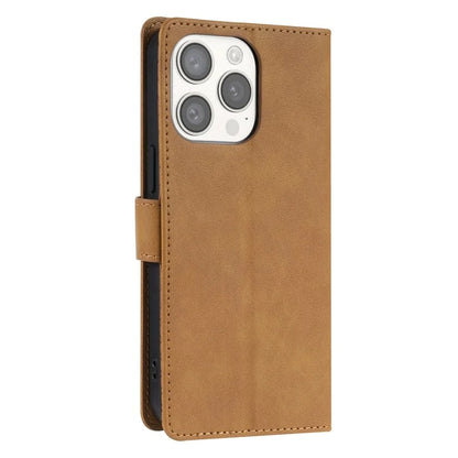 N.BEKUS CSJ-001 For iPhone 16 Pro Wallet Case PU Leather Cover with Stand