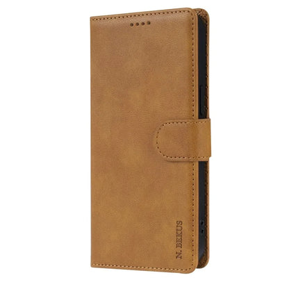 N.BEKUS CSJ-001 For iPhone 16 Pro Wallet Case PU Leather Cover with Stand