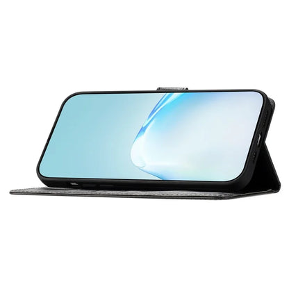 For Samsung Galaxy A55 5G Case Silk Texture Shockproof Leather Wallet Phone Cover