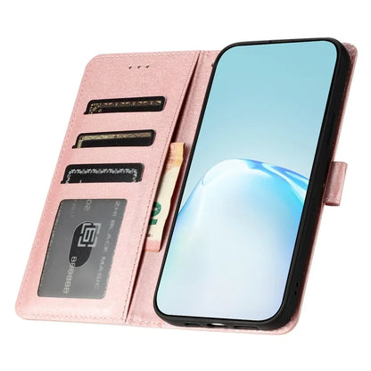 For Samsung Galaxy A55 5G Case Silk Texture Shockproof Leather Wallet Phone Cover