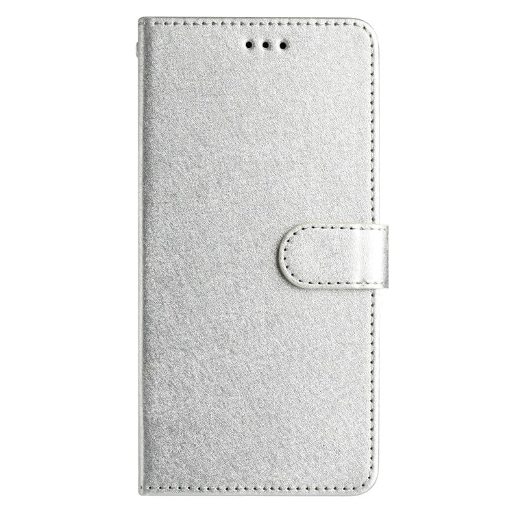 For Samsung Galaxy A55 5G Case Silk Texture Shockproof Leather Wallet Phone Cover