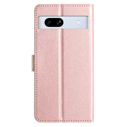 For Google Pixel 8a Case Flip Wallet Leather Silk Texture Phone Cover