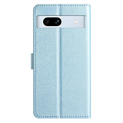 For Google Pixel 8a Case Flip Wallet Leather Silk Texture Phone Cover