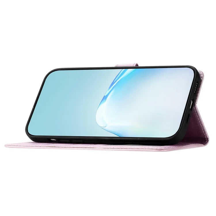For Google Pixel 8a Case Flip Wallet Leather Silk Texture Phone Cover