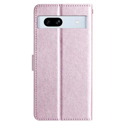 For Google Pixel 8a Case Flip Wallet Leather Silk Texture Phone Cover