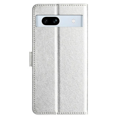 For Google Pixel 8a Case Flip Wallet Leather Silk Texture Phone Cover
