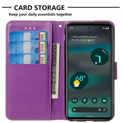For Google Pixel 8a Case Wallet Style Flip Leather Phone Cover Card Holder