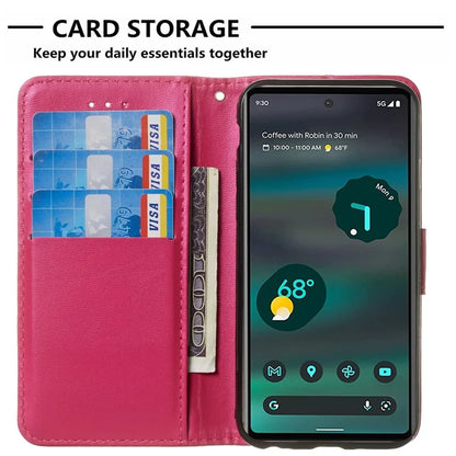 For Google Pixel 8a Case Wallet Style Flip Leather Phone Cover Card Holder