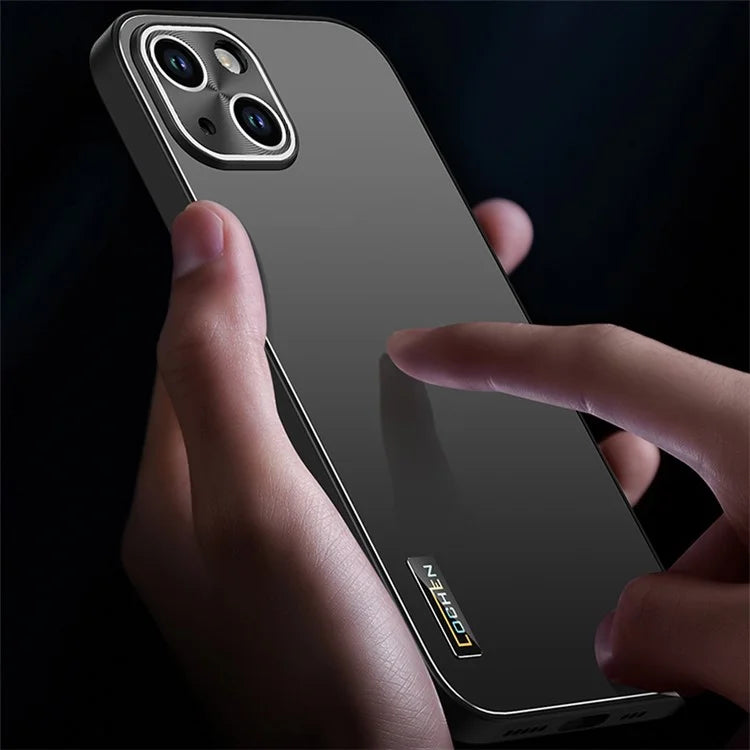 For iPhone 14 Case PC+TPU Shockproof Hybrid Phone Cover Camera Protection