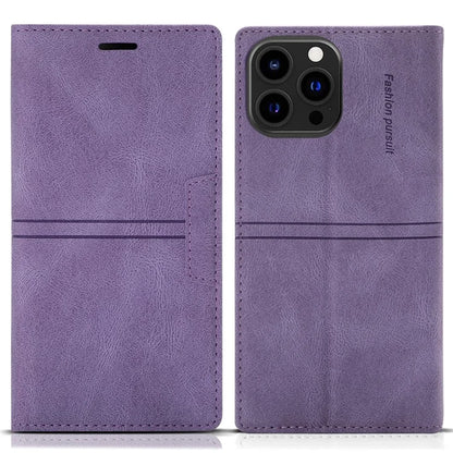 For iPhone 16 Pro Wallet Case Magnetic Closing Leather Phone Cover