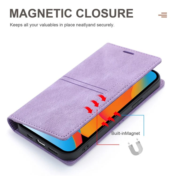 For iPhone 16 Pro Wallet Case Magnetic Closing Leather Phone Cover