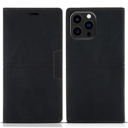 For iPhone 16 Pro Wallet Case Magnetic Closing Leather Phone Cover