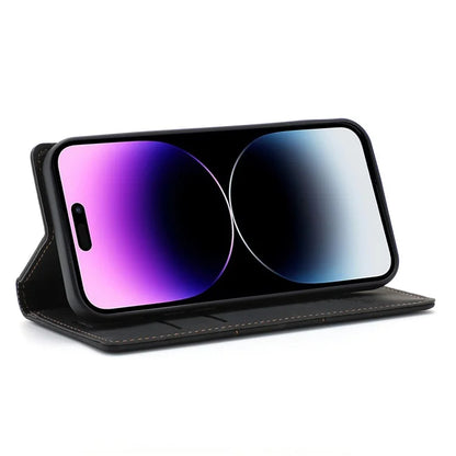 For iPhone 16 Pro Wallet Case Magnetic Closing Leather Phone Cover