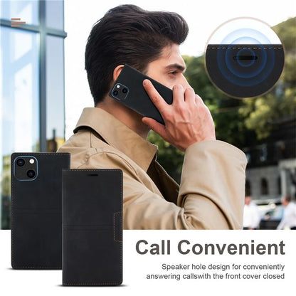 For iPhone 16 Pro Wallet Case Magnetic Closing Leather Phone Cover