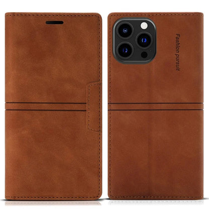 For iPhone 16 Pro Max Wallet Phone Case Magnetic Closing Leather Flip Cover