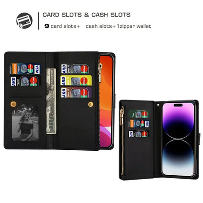 For iPhone 16 Pro Case Starry Sky Carving Leather Wallet Phone Cover