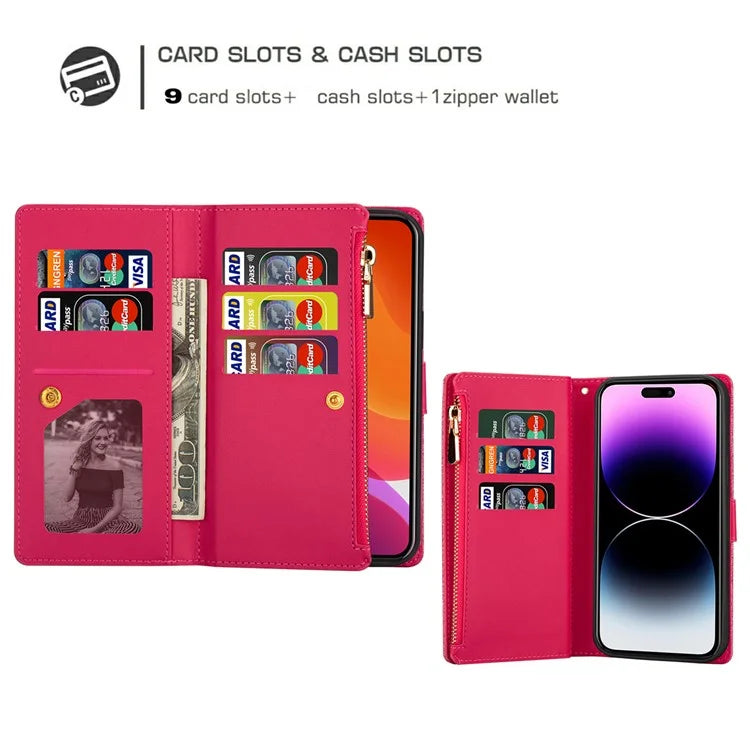 For iPhone 16 Pro Case Starry Sky Carving Leather Wallet Phone Cover