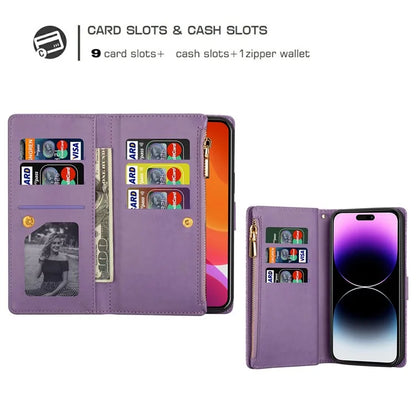 For iPhone 16 Pro Case Starry Sky Carving Leather Wallet Phone Cover