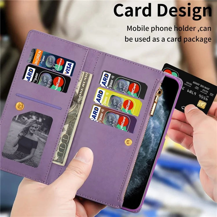 For iPhone 16 Pro Case Starry Sky Carving Leather Wallet Phone Cover
