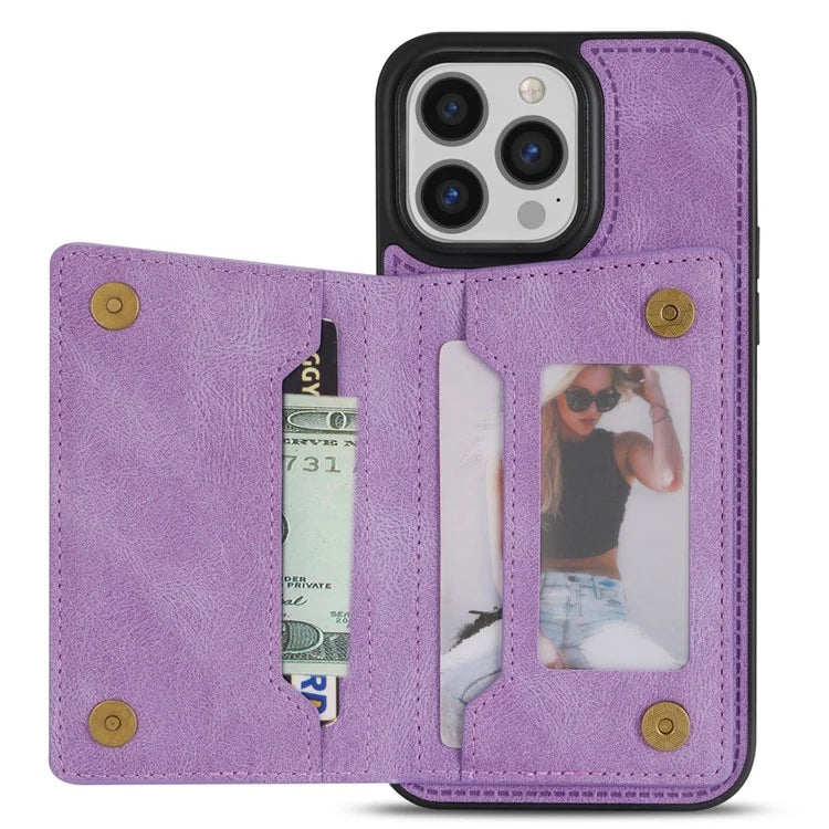 For iPhone 16 Pro Case Line Imprinted Color Splicing Leather Phone Cover