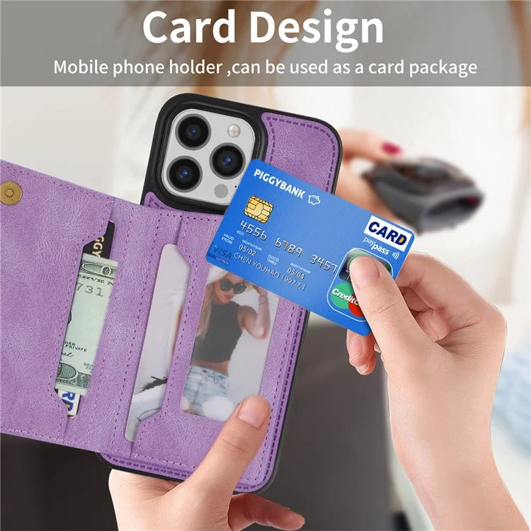 For iPhone 16 Pro Case Line Imprinted Color Splicing Leather Phone Cover