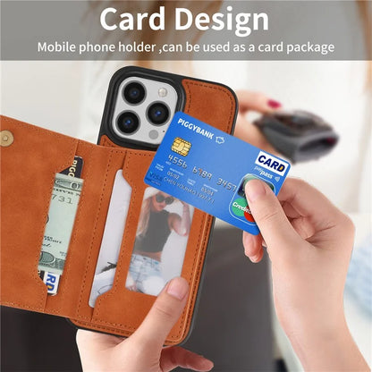 For iPhone 16 Pro Case Line Imprinted Color Splicing Leather Phone Cover
