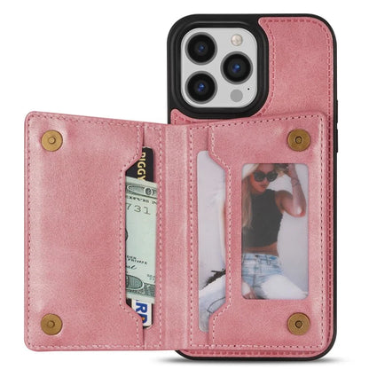 For iPhone 16 Pro Max Case Zipper Wallet Kickstand PU+TPU Phone Cover