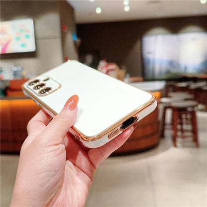 For Samsung Galaxy A55 5G Case Electroplated Design Soft TPU Phone Cover