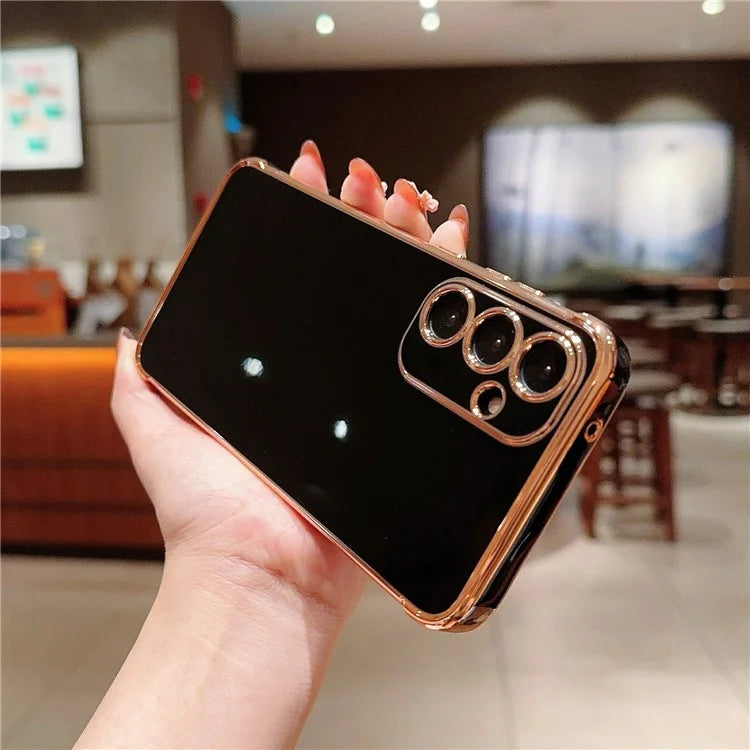 For Samsung Galaxy A55 5G Case Electroplated Design Soft TPU Phone Cover