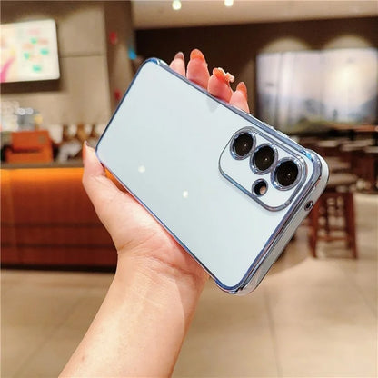 For Samsung Galaxy A55 5G Case Electroplated Design Soft TPU Phone Cover
