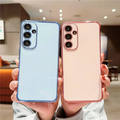 For Samsung Galaxy A55 5G Case Electroplated Design Soft TPU Phone Cover