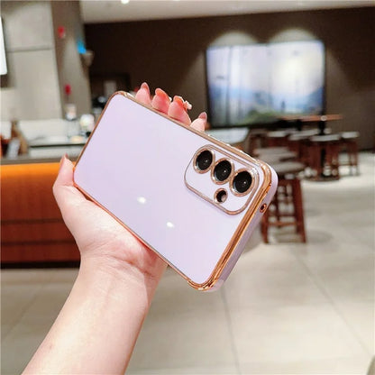 For Samsung Galaxy A55 5G Case Electroplated Design Soft TPU Phone Cover