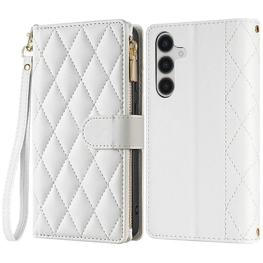 CSJ-P2 For Samsung Galaxy A34 5G Case Stitching Leather Phone Cover with Straps