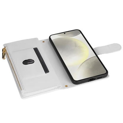 CSJ-P2 For Samsung Galaxy A25 5G (Global) (161.0 X 76.5 X 8.3mm) Case Leather Wallet Phone Cover