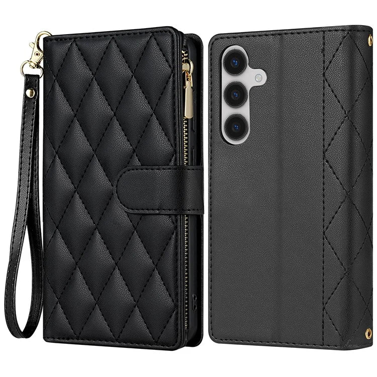CSJ-P2 For Samsung Galaxy A25 5G (Global) (161.0 X 76.5 X 8.3mm) Case Leather Wallet Phone Cover