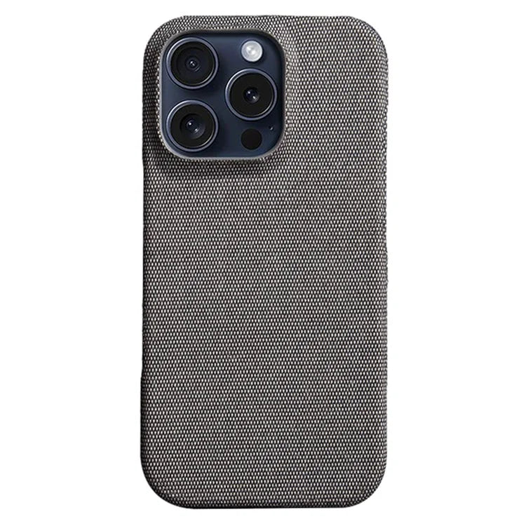 For iPhone 16 Pro Case Cloth Texture Anti-Scratch Protective PC Phone Cover