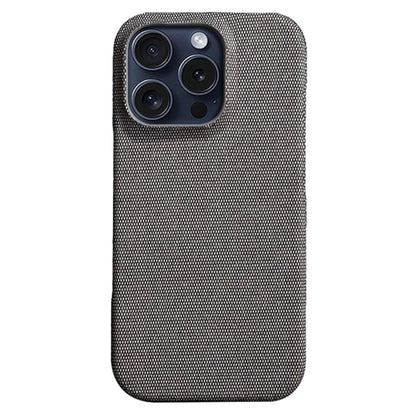 For iPhone 16 Pro Case Cloth Texture Anti-Scratch Protective PC Phone Cover