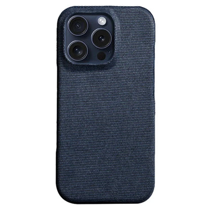 For iPhone 16 Pro Case Cloth Texture Anti-Scratch Protective PC Phone Cover