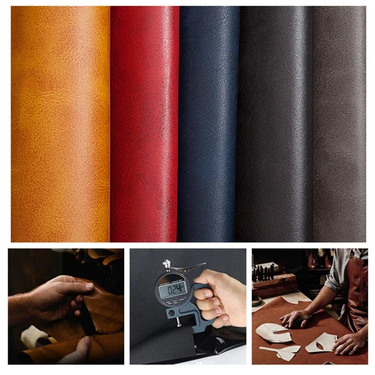 For iPhone 16 Pro Max Case Calf Texture PU Leather Coated PC Phone Cover