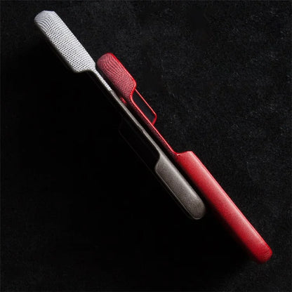 For iPhone 16 Pro Max Case Card Slot Cloth Texture Leather + PC Phone Cover